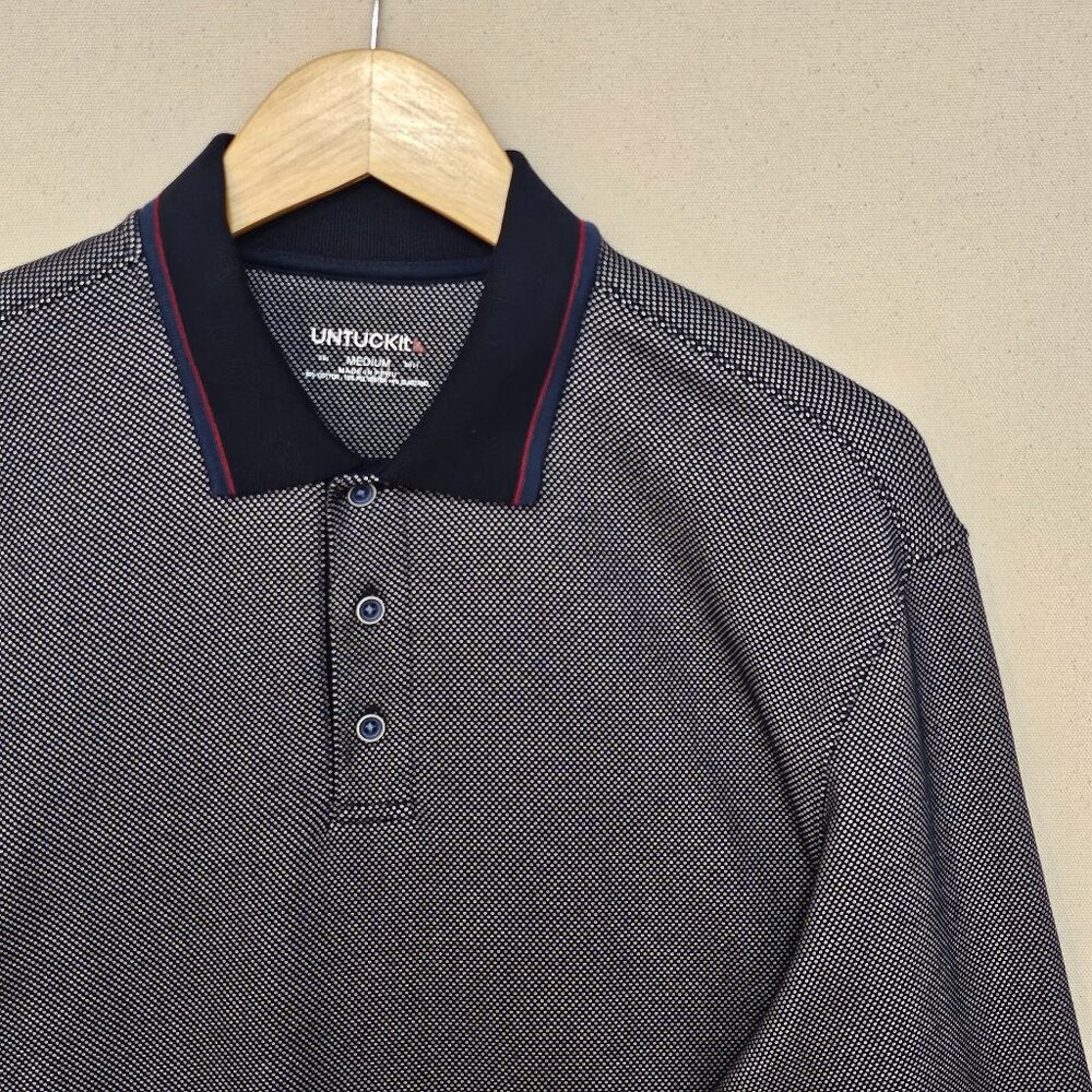 UNTUCKit Long Sleeve Polo M